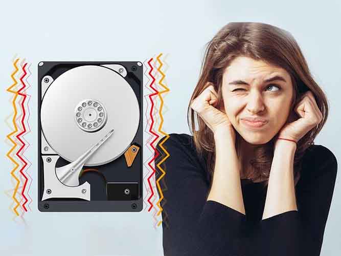هارد دیسک با صدای ناهنجار