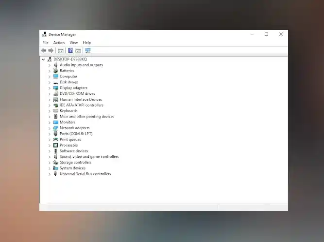 device manager 