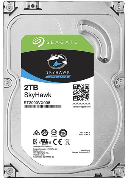 هارد دیسک اینترنال سیگیت SkyHawk ST2000VX008