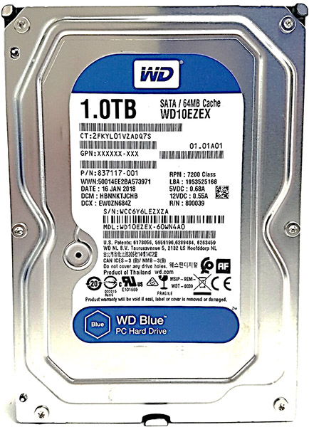 هارد دیسک اینترنال وسترن مدل WD10EZEX