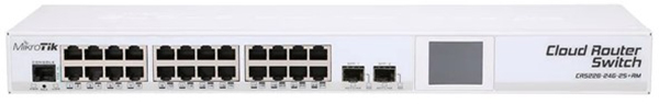سوییچ مدیریتی میکروتیک مدل CRS326-24G-2S+RM