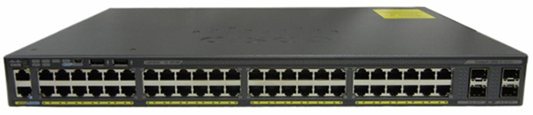 سوییچ فیبر سیسکو مدل WS-C2960X-48TS-L