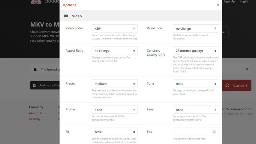  سایت تبدیل فرمت CloudConvert
