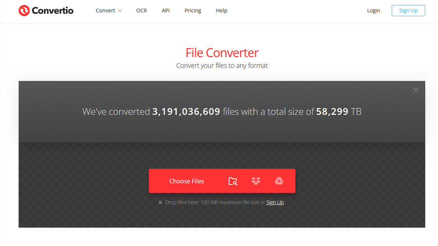  سایت تبدیل فرمت Convertio