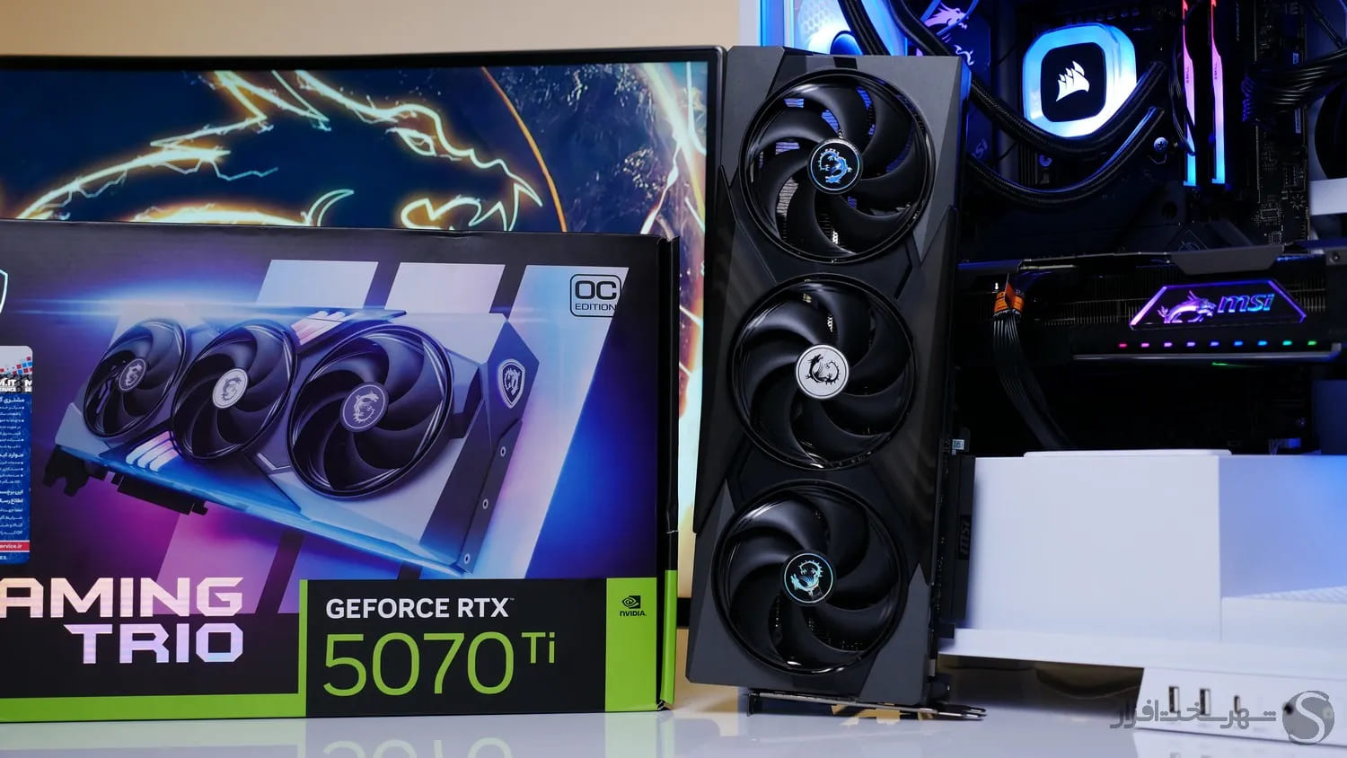 بررسی کارت گرافیک MSI RTX 5070Ti Gaming Trio OC Plus