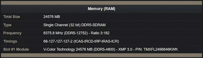 رکورد اورکلاک DDR5 