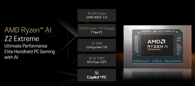 Ryzen AI Z2 Extreme چیپست
