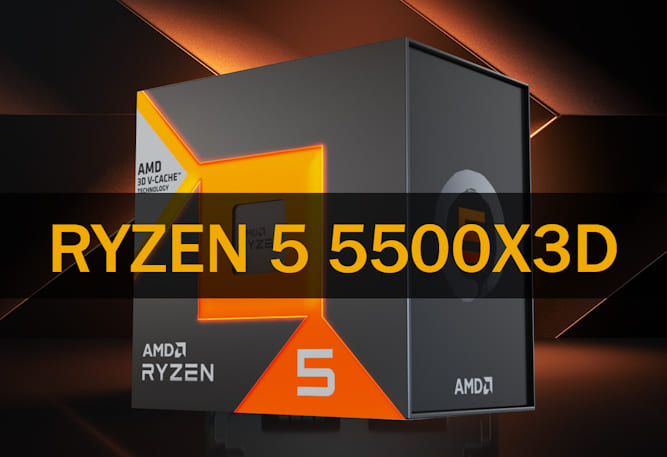 پردازنده  Ryzen 5 5500X3D