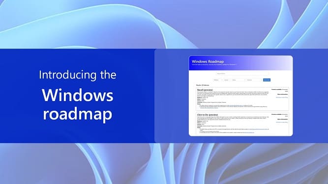 معرفی قابلیت Windows Roadmap مایکروسافت