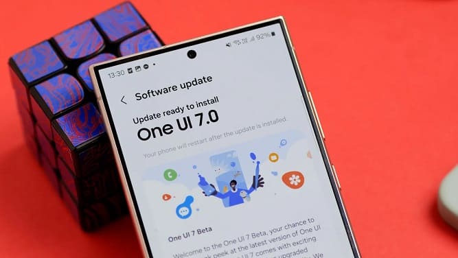 انتشار مجدد بروزرسانی One UI 7 سامسونگ