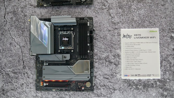معرفی مادربرد X870 LiveMixer WiFi