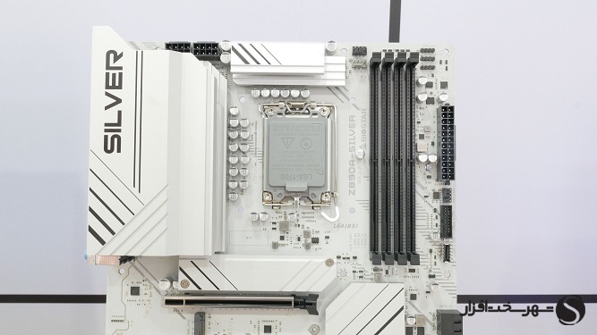 مادربرد BIOSTAR Z890A-SILVER در غرفه کامپیوتکس ۲۰۲۵