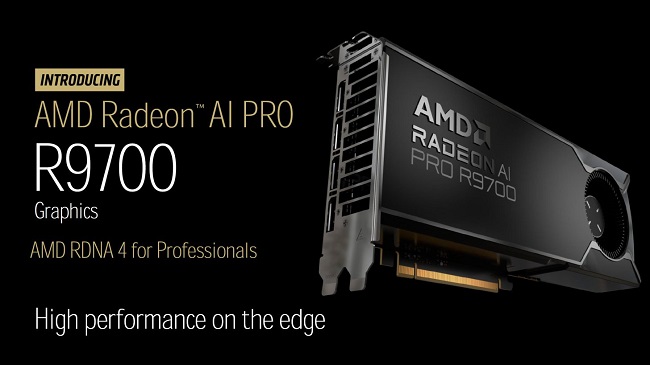 کارت گرافیک Radeon AI PRO R9700