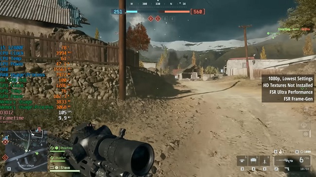 اجرای بازی Battlefield 6 با گرافیک قدیمی