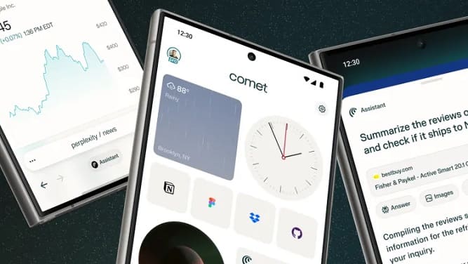 نسخه اندرویدی مرورگر هوش مصنوعی Comet