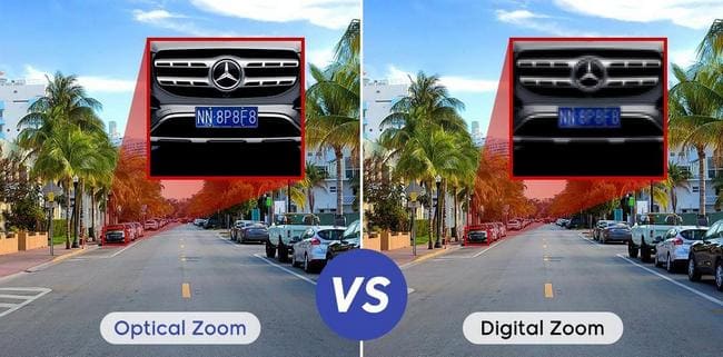 تفاوت زوم اپتیکال و دیجیتال