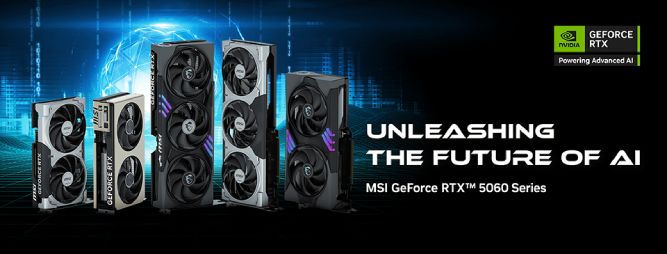 کارت‌های گرافیک MSI RTX 5060