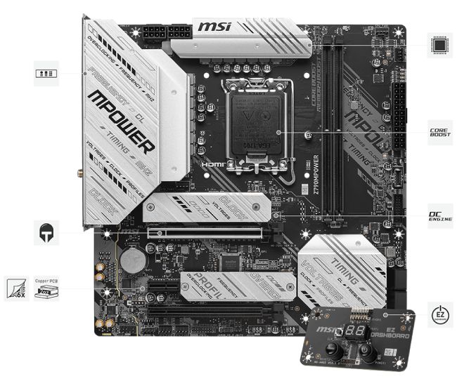 مادربرد جدید MSI MPOWER