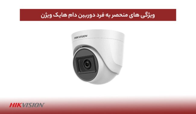 ویژگی های منحصر به فرد دوربین دام هایک ویژن