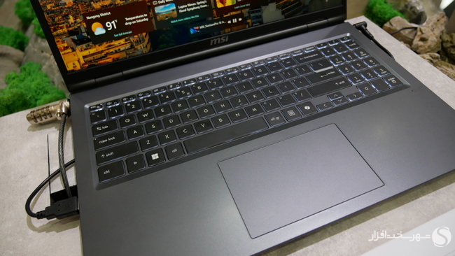 کیبورد لپ‌تاپ‌های سری MSI VenturePro AI