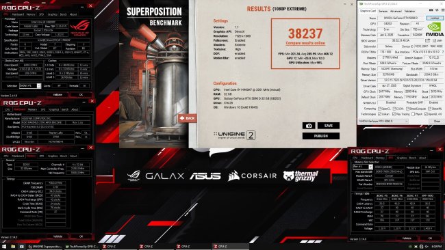 نتایج بنچمارک کارت گرافیک RTX 5090 D