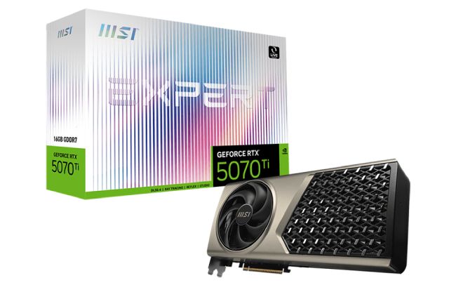 کارت گرافیک MSI GeForce RTX 5070 Ti 16G EXPERT