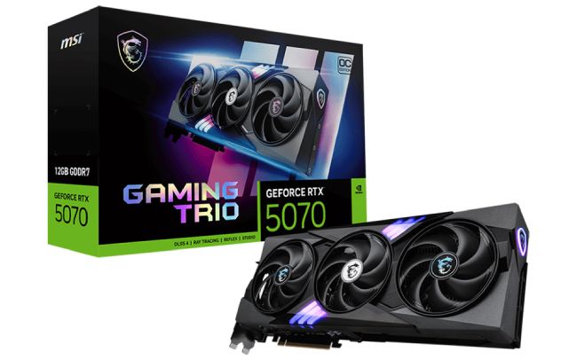 کارت گرافیک MSI GeForce RTX 5070 12G GAMING TRIO
