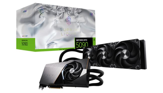 کارت گرافیک MSI GeForce RTX 5090 32G SUPRIM LIQUID SOC