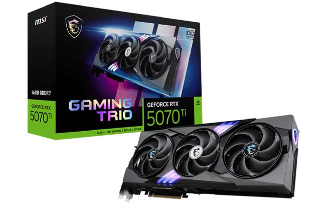کارت گرافیک MSI GeForce RTX 5070 Ti 16G GAMING TRIO OC