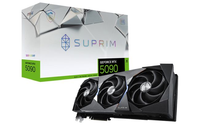 کارت گرافیک MSI GeForce RTX 5090 32G SUPRIM SOC
