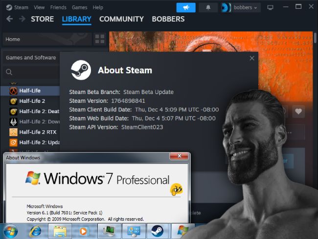پیش‌نیاز لازم برای اجرای استیم روی ویندوز 7