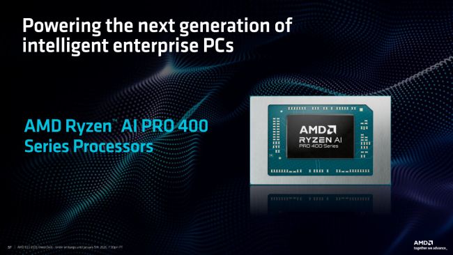 مشخصات پردازنده‌های Ryzen AI 400