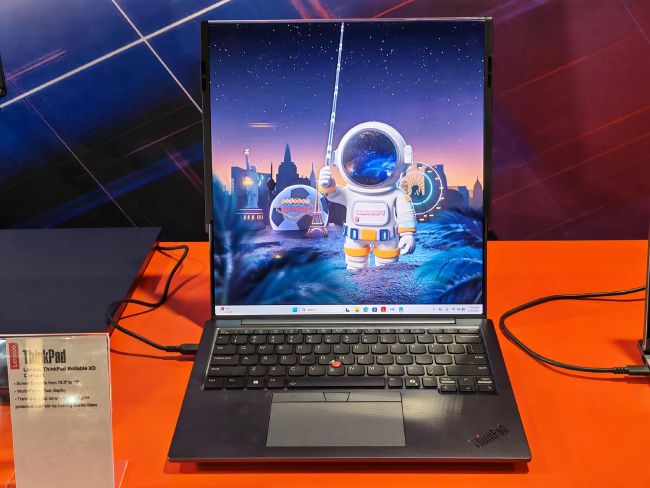 لپ تاپ ThinkPad Rollable XD Concept