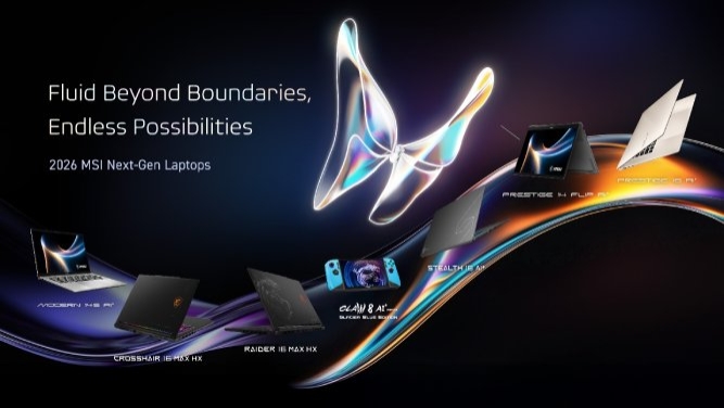 لپ‌تاپ‌های جدید MSI در CES 2026