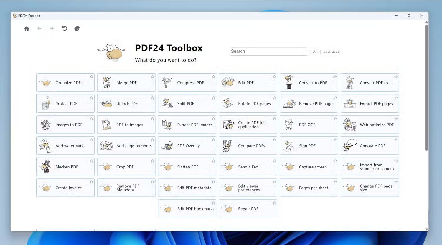 یک جعبه‌ابزار کامل برای فایل‌های PDF