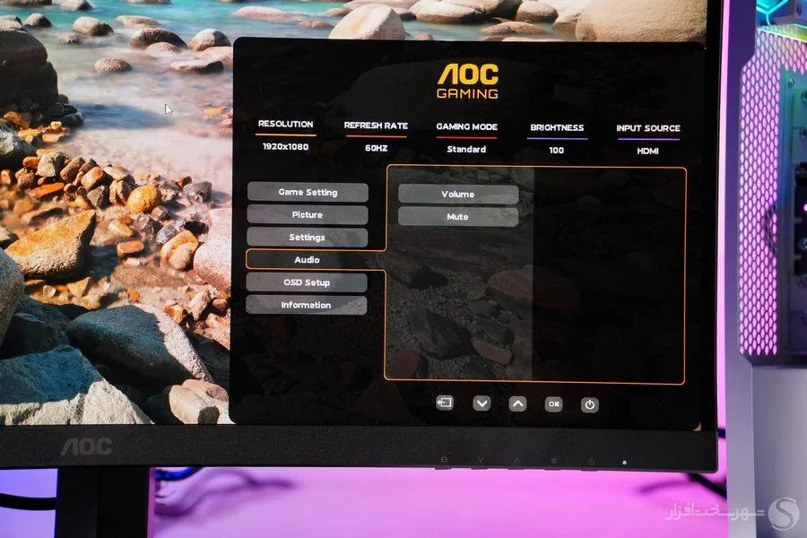 مانیتور مخصوص بازی AOC