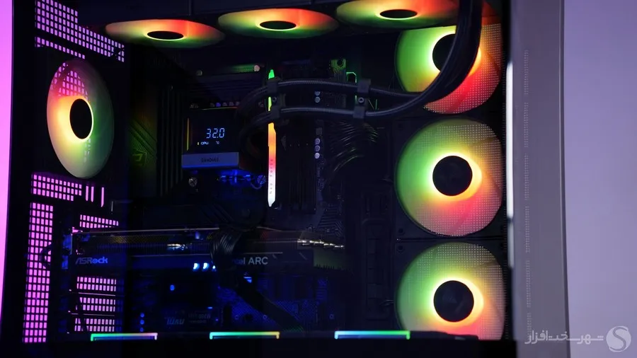نورپردازی RGB در کیس GAMDIAS
