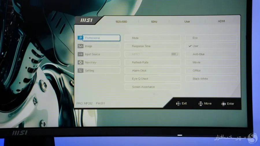 پنل IPS در مانیتور MP252DE