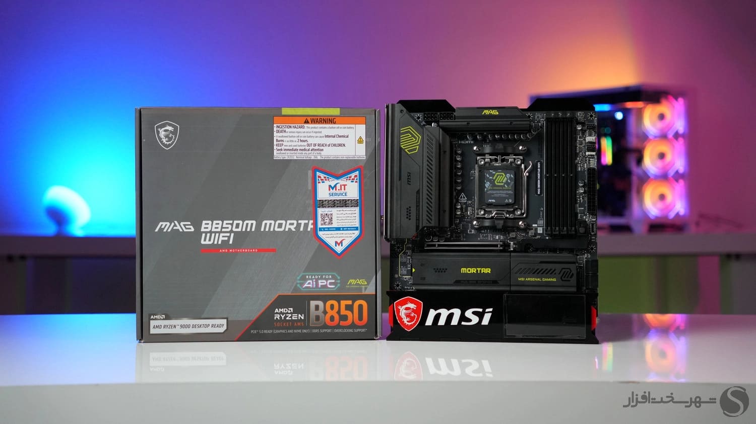 بررسی مادربرد MSI MAG B850M MORTAR WIFI