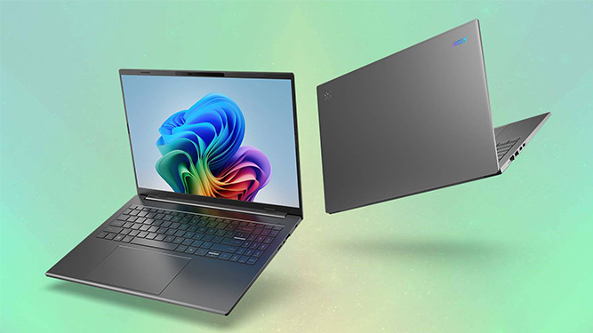 لپ‌تاپ های جدید ایسر با پردازنده های اینتل، AMD و اسنپدراگون معرفی شدند