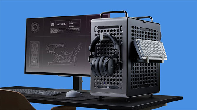 کیس QUBE 540 کولرمستر با قابلیت نصب لوازم جانبی معرفی شد