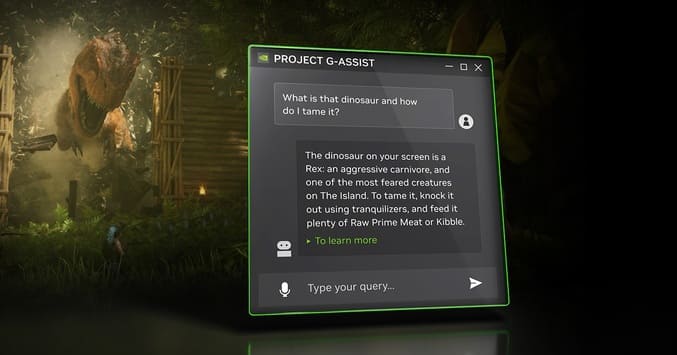 دستیار هوش مصنوعی G-Assist منتشر شد