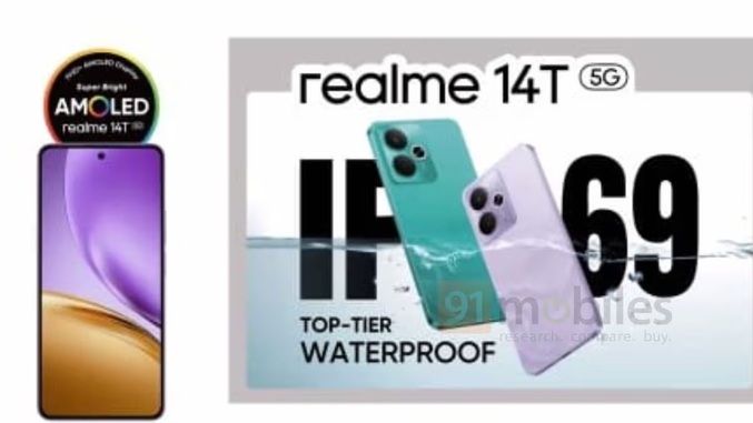 پوستر تبلیغاتی لو رفته از Realme 14T