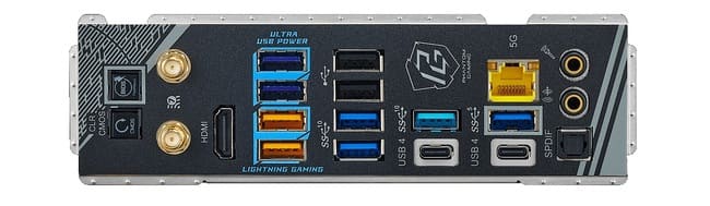 درگاه‌های ارتباطی X870E Nova WiFi