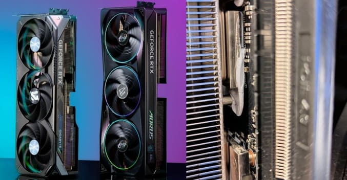 جابه‌جایی ژل حرارتی در کارت‌هایGigabyte RTX 50