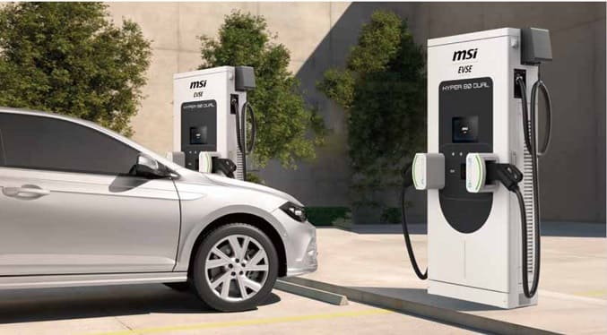 معرفی شارژهای خودرو برقی MSI در بازار ایران