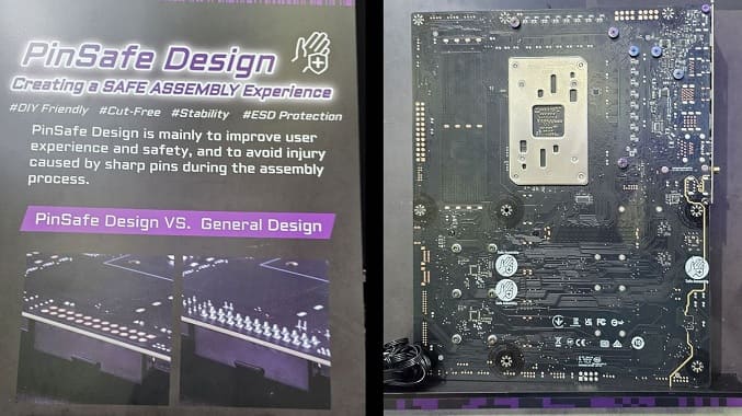 مادربرد MSI B850 MPOEWR با طراحی PinSafe