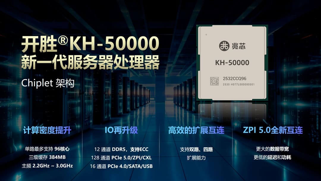 مشخصات پردازنده Zhaxoin KH-5000