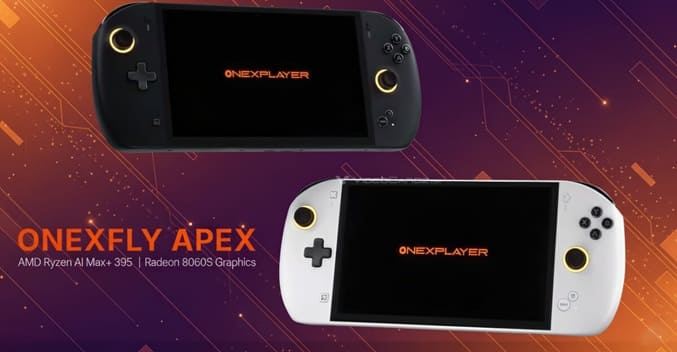 معرفی کنسول دستی OneXFly Apex با خنک‌کننده مایع و پردازنده Strix Halo
