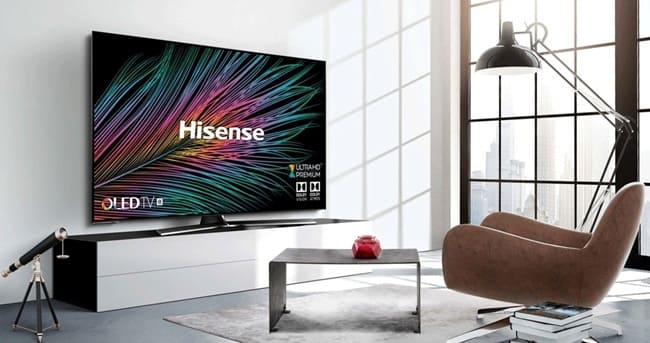 تلویزیون oled هایسنس